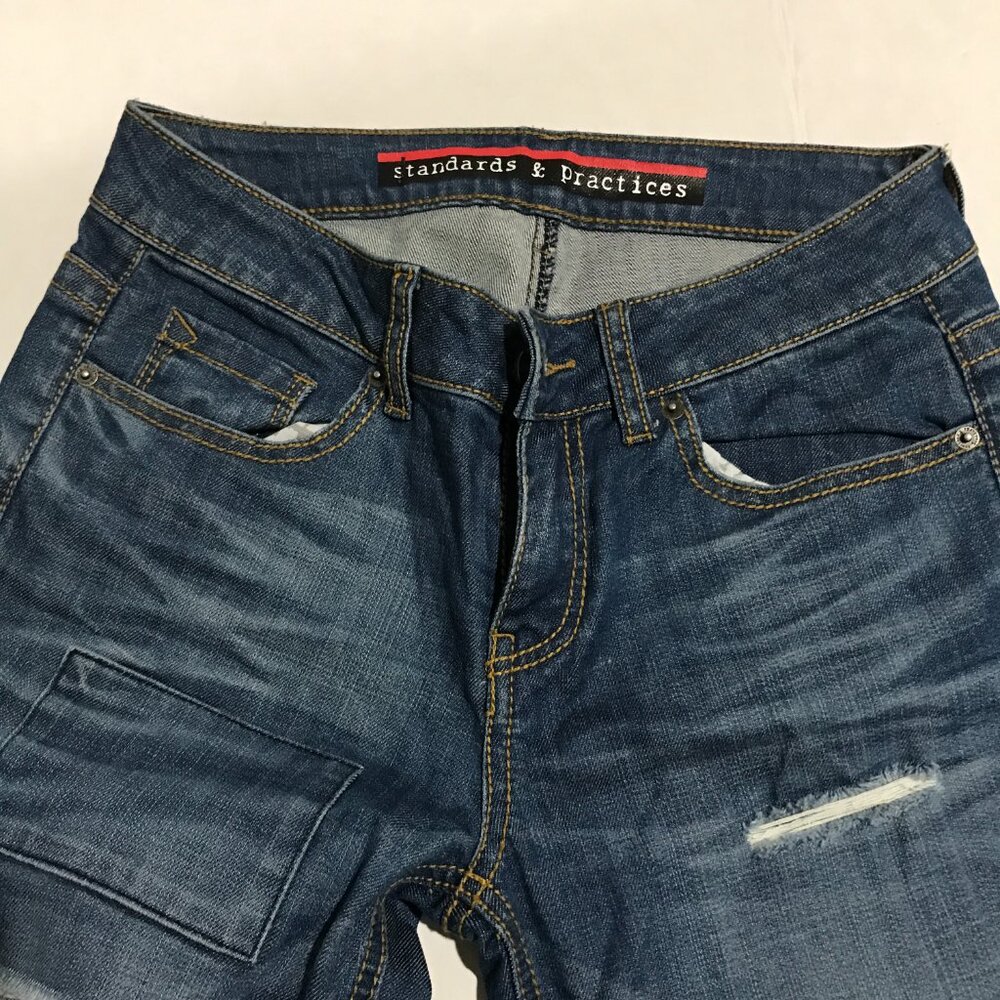 Women's Standards & Practices Distressed Jeans Si… - image 2